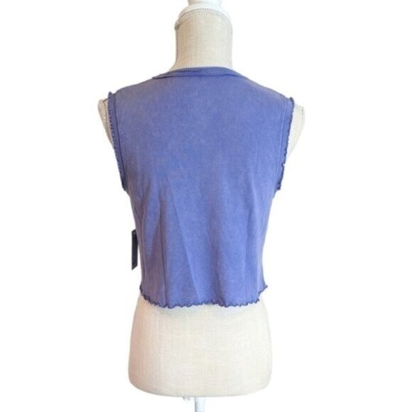 Womens Cropped Baby Tee Pullover Top - Picture 4 of 5